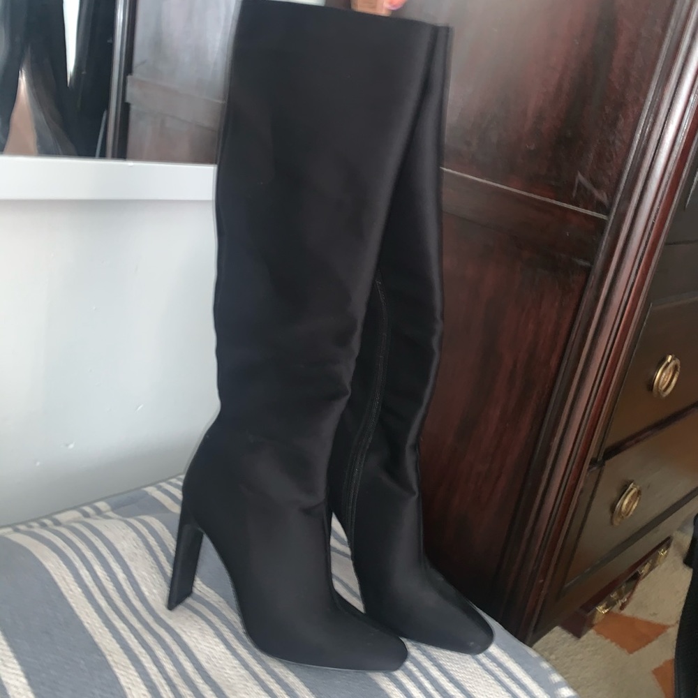 Calf high boots